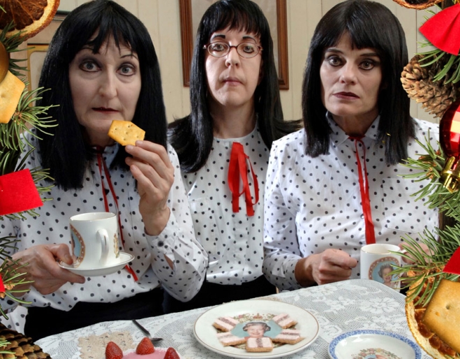 The Kransky Sisters performing A Cracker Kransky Christmas at QPAC