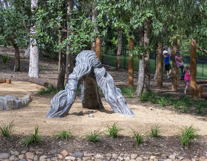 Nature Play, Funderwood Hollow, Underwood Park 