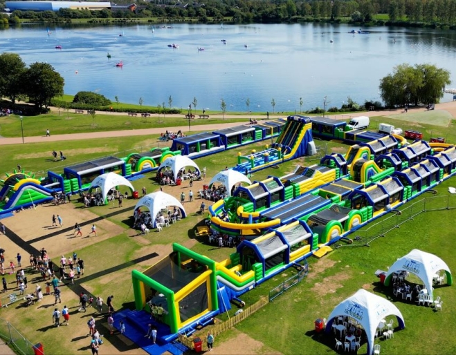 Aerial view of Tuff Nutterz