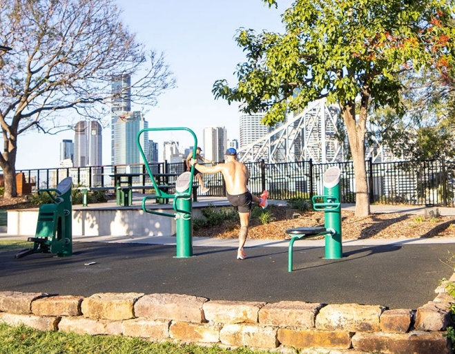 Outdoor exercise locations in Brisbane