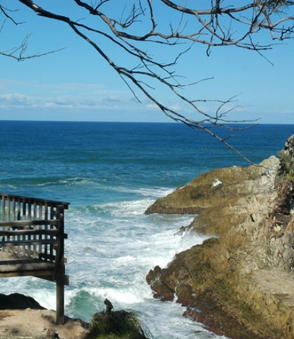 View of Gorge on Point Lookout North Stradbroke Island