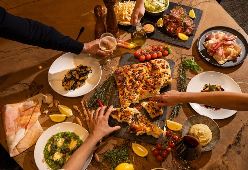Firma Italian South Brisbane Grazing share plates at Firma Italian South Brisbane
