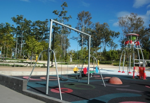 Robelle Domain Park Springfield Lakes Playground equipment in Robelle Domain Park