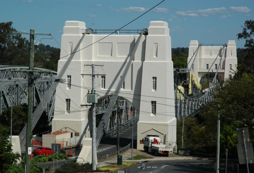 Facade of Walter Taylor Bridge Indooroopilly