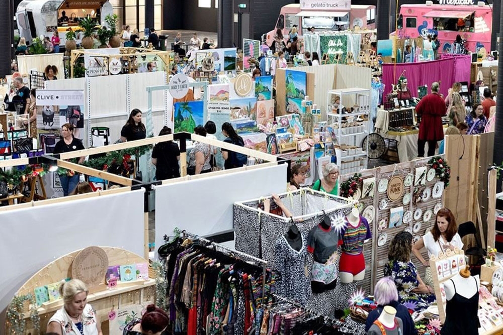 Crowd at Made Local Market Brisbane Showgrounds 