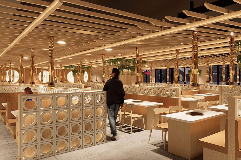 Interior render of Seoul Garden Sunnybank