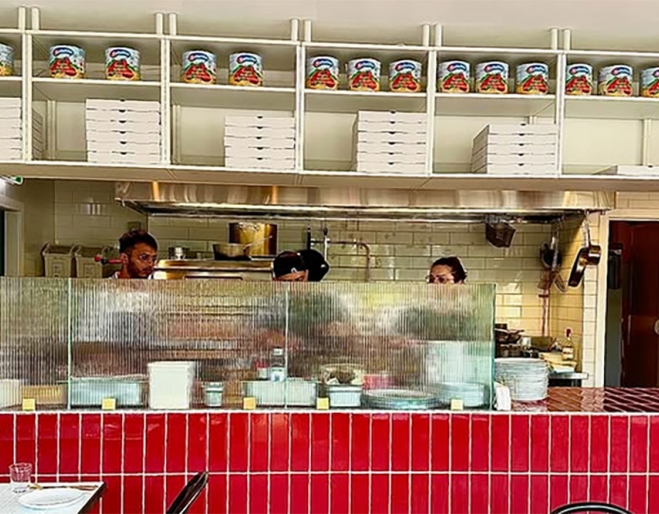 Olli Italiano East Brisbane Staff behind counter at Olli Italiano