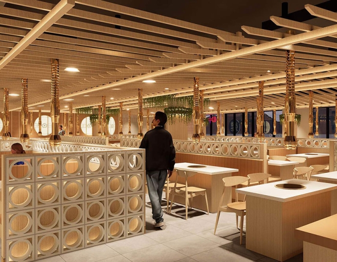Seoul Garden Sunnybank Interior render of Seoul Garden Sunnybank