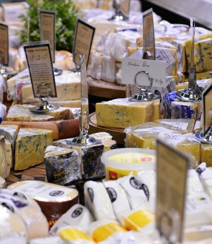 Rosalie Gourmet Deli Selection of cheeses at Rosalie Gourmet Deli