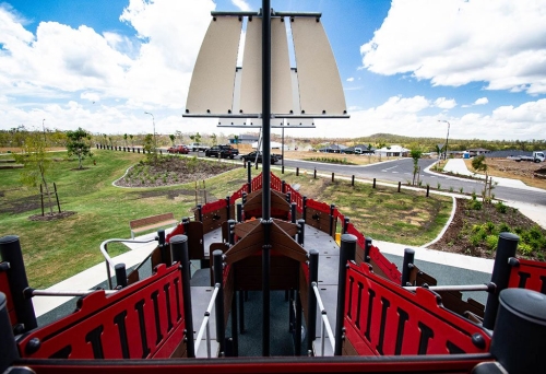 Pirate Ship Park Flagstone