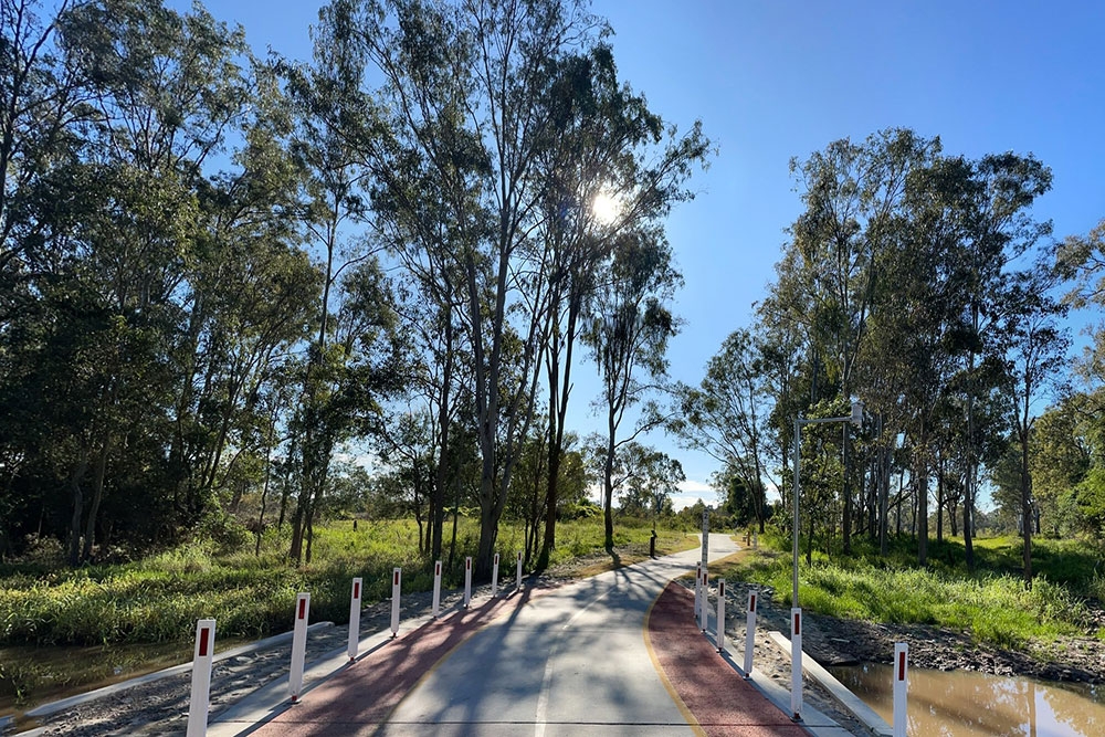 Archerfield Wetlands District Park Nature corridor trail Archerfield Wetlands District Park
